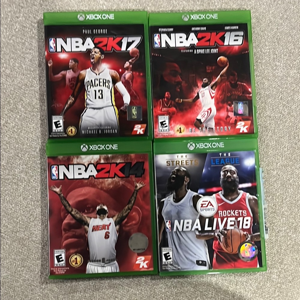 NBA 2K and NBA Live Game Bundle - Green Cases